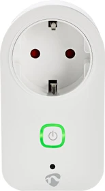 Nedis WLAN Smart-Stecker, 3680W, Typ F, Smart-Steckdose (WIFIP120FWT)