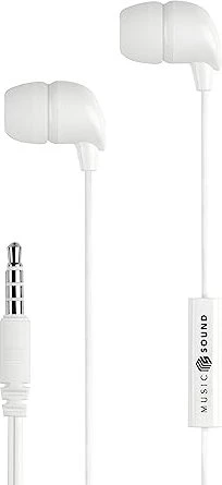 MusicSound Color In-Ear 3.5mm Klinke weiß