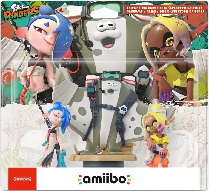 Nintendo amiibo Figuren Splatoon Raiders 3er-Pack Collection Mako, Mantaro & Muri (Switch/WiiU/3DS)