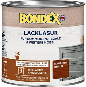 Bondex Lacklasur 2in1 innen mahagonibraun, 375ml