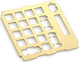 Glorious GMMK Wireless Numpad, Switch Plate (Numpad), Metall (Messing), gold