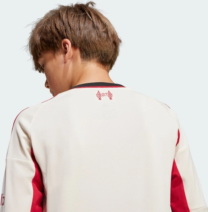 adidas Liverpool FC 2025/2026 Auswärtstrikot langarm (Junior)