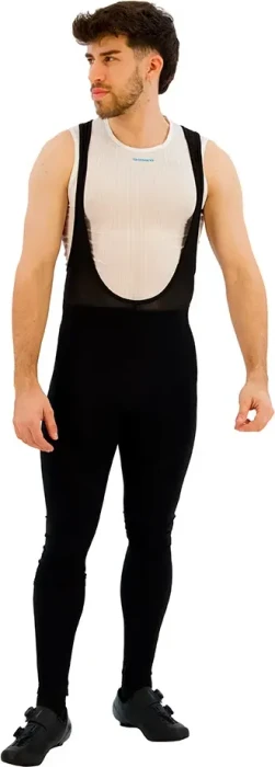 Shimano Element Bib Tights ohne Sitzpolster Fahrradhose lang schwarz (Herren)