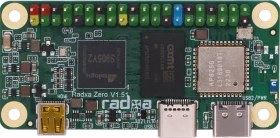 Radxa ZERO, 4GB RAM, 32GB Flash, mit Stiftsockel