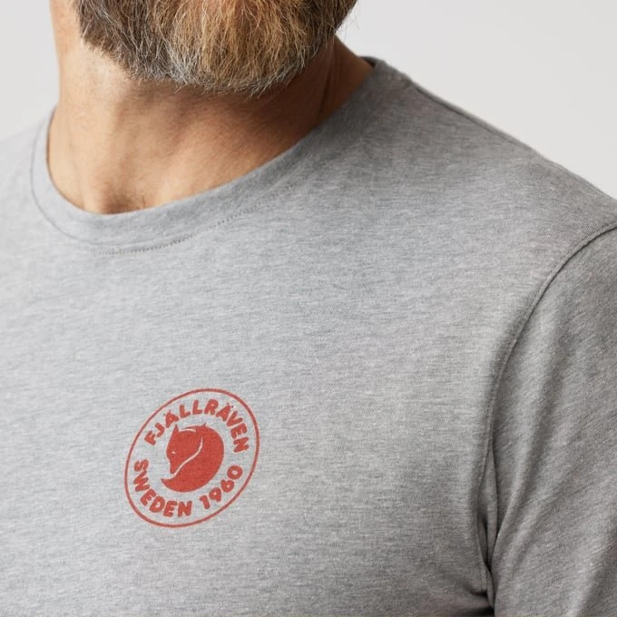 Fjällräven 1960 Logo Funktionsshirt kurzarm grey melange (Herren)
