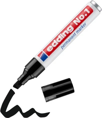 edding 1 Permanentmarker schwarz
