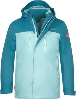 Trollkids Girls Bryggen 3in1 Funktionsjacke teal/aqua (Junior)