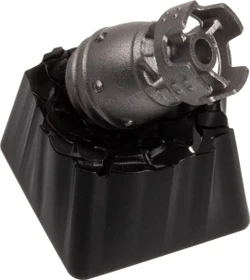 Zomoplus Aluminium Keycap Atombombe, Aluminium, rot/schwarz/silber, 1 Taste