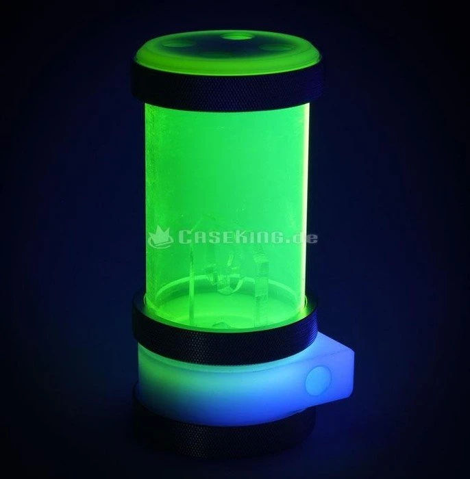 PrimoChill CTR Phase 2 120mm Laing D5, Acetal weiß, UV grün