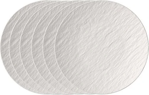 Villeroy & Boch Manufacture Brotteller weiß, 6 Stück