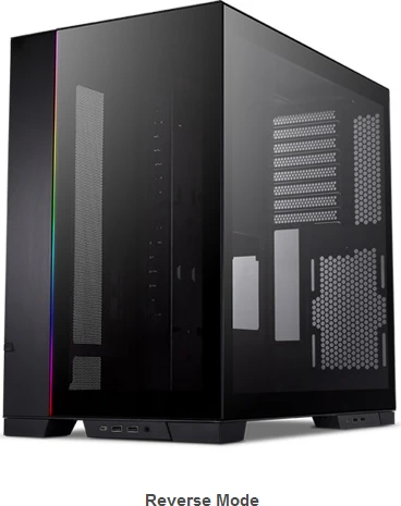 Lian Li O11D EVO Additional I/O Kit, 1x USB-C 3.1, 2x USB-A 3.0, schwarz