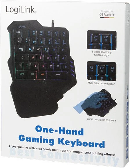 LogiLink ID0181 Gaming Keypad, schwarz, USB-A