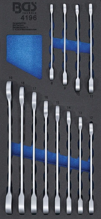 BGS technic Schraubenschlüsselsatz, 12-tlg. (4196)