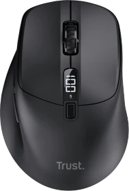 Trust Zevo Ultra-Fast Rechargeable Multi-Wireless Mouse schwarz, USB/Bluetooth (25991)