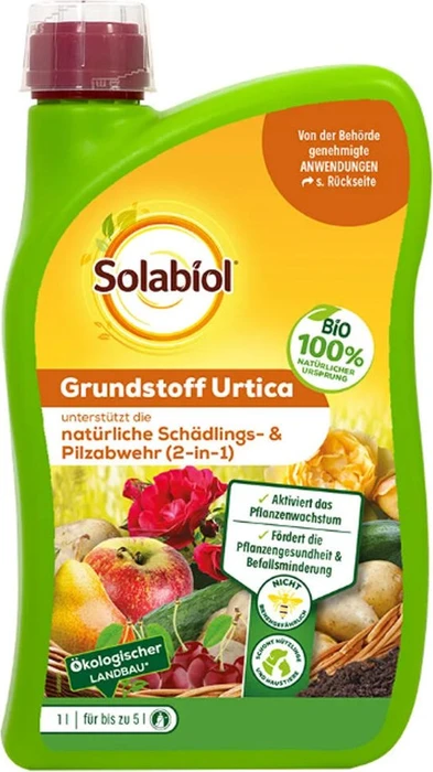 SBM Solabiol Grundstoff Urtica Konzentrat Schädlings- & Pilzabwehr, 1l
