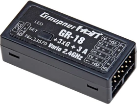Graupner GR-18 + 3xG + 3A + Vario HoTT Empfänger