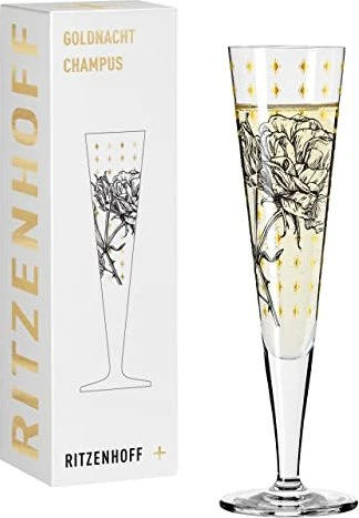 Ritzenhoff Goldnacht Champagnerglas von Lisa Hofgärtner 205ml