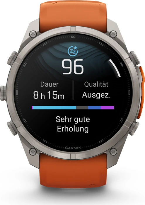 Garmin Fenix 9 Pro 51mm titanium/autumn orange-spark orange