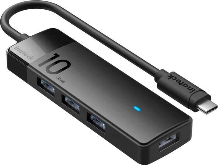 Inateck USB-Hub, 4x USB-A 3.1, USB-C 3.1 [Stecker]