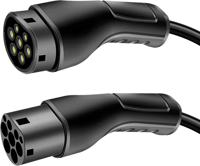 LogiLink E-Auto-Ladekabel, Typ 2, 3-phasig, 32A mit Tasche, 22kW, 2.5m