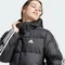 adidas Essentials 3-Streifen Mid Hooded Jacke schwarz (Damen) Vorschaubild