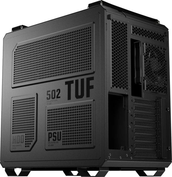 ASUS TUF Gaming GT502 Horizon TG ARGB Black, Glasfenster
