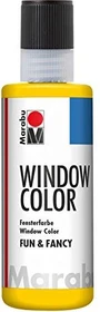 Marabu Window Color fun & fancy Malfarbe Glas/Porzellan, gelb, 80ml
