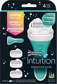 Wilkinson Sword Intuition 2in1 Sensitive Care Women Rasierer + 3 Wechselklingen