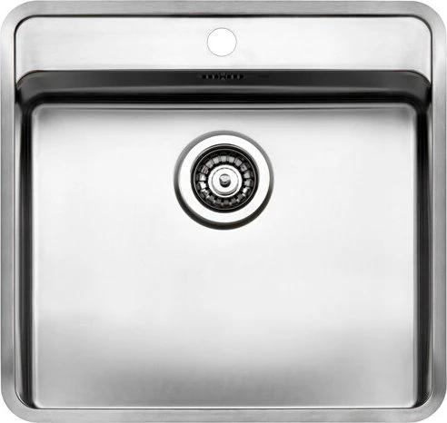 Reginox Ohio 50x40 (L) Tapwing OKG Einbau Becken mittig edelstahl