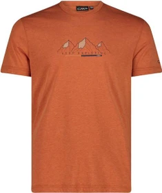 CMP Dry Release Cotton Funktionsshirt kurzarm ruggine melange (Herren)