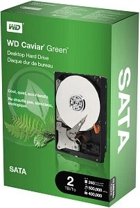 Western Digital WD Caviar Green 2TB, 3.5" / SATA 3Gb/s, retail