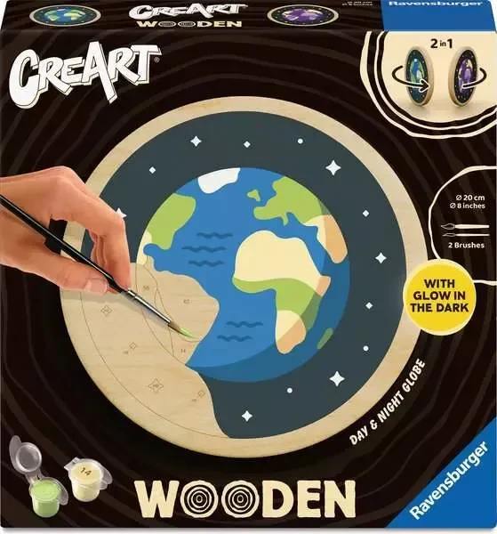 Ravensburger Malen nach Zahlen CreArt Wooden Tag und Nacht