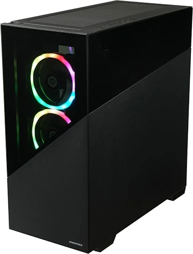 Enermax K8 Midnight Black, schwarz, Glasfenster