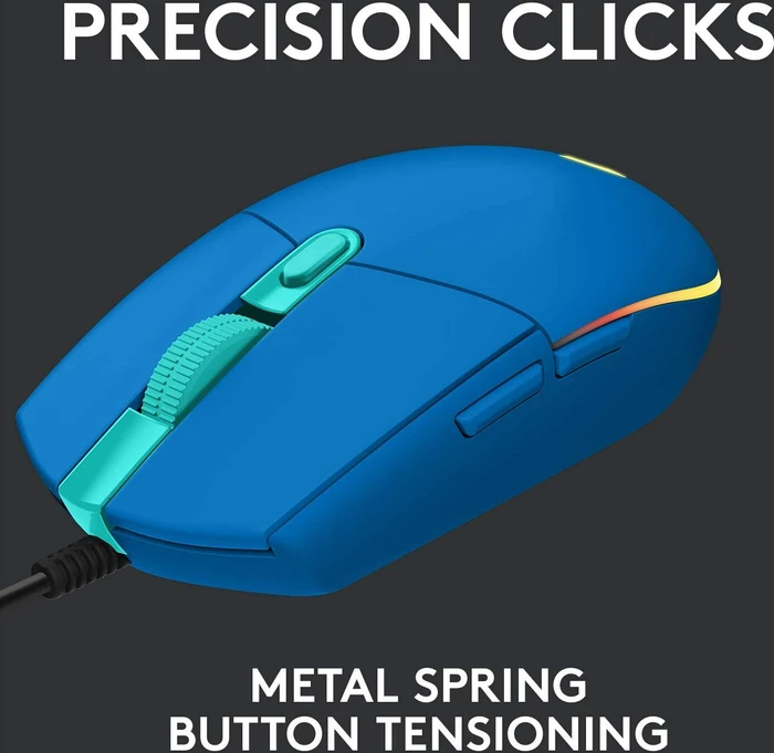 Logitech G203/G102 Lightsync blau, USB