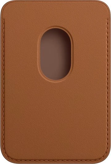 Apple iPhone Leder Wallet mit MagSafe sattelbraun