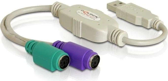 DeLOCK USB 2.0 auf PS/2 Adapter