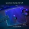 ASUS ROG Hone Ace Aim Lab Edition Gaming Mousepad, 508x420mm, grau/schwarz/hellblau Vorschaubild