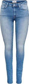 ONLY Skinny Mid Shape Jeans light medium/blue denim (Damen)