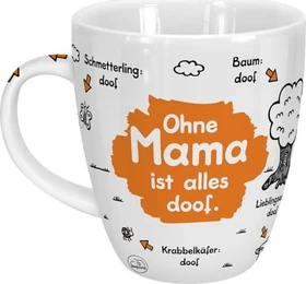 Sheepworld Kaffeebecher Ohne Mama ist alles doof 500ml