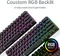 RK Royal Kludge RK61 60% Wireless, schwarz, LEDs RGB, hot-swap, RK RED, USB/Bluetooth, US Vorschaubild