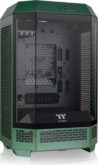Thermaltake The Tower 300 Racing Green, grün, Glasfenster