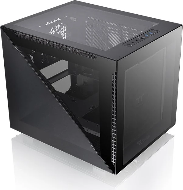 Thermaltake Divider 200 TG, schwarz, Glasfenster