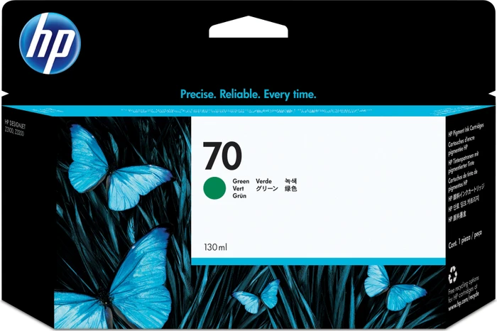HP Tinte 70 grün