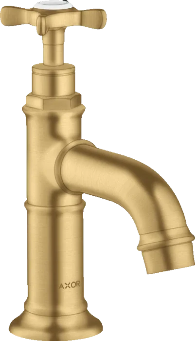 Hansgrohe Axor Montreux Standventil 50 mit Kreuzgriff ohne Ablaufgarnitur brushed gold optic