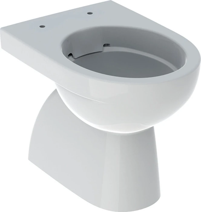 Geberit Renova Stand-WC Tiefspüler, Abgang vertikal, teilgeschlossene Form, Rimfree weiß