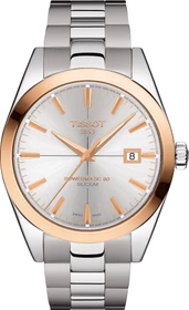 Tissot Gentleman Powermatic 80 Silicium Solid 18K Gold Bezel T927.407.41.031.00