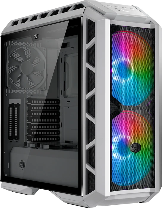 Cooler Master MasterCase H500P Mesh ARGB, weiß, Glasfenster