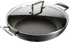Le Creuset Aluminium Profipfanne mit Glasdeckel 30cm