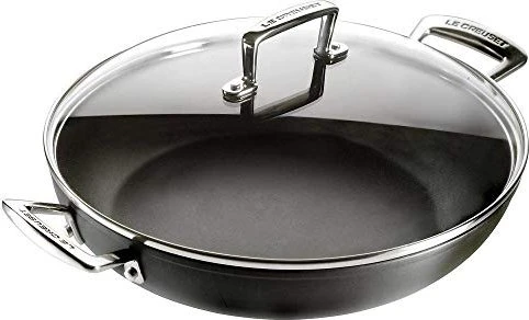 Le Creuset Aluminium Profipfanne mit Glasdeckel 30cm