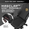 Anda Seat Phantom 3 Pro L Gamingstuhl, Stoff grau Vorschaubild